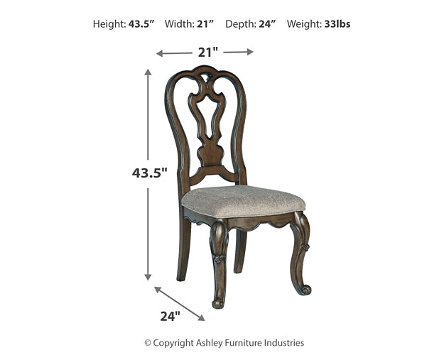 Maylee Dining Table and 4 Chairs