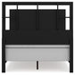 Covetown Full Panel Bed with Dresser and 2 Nightstands