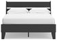 Socalle Full Panel Platform Bed with Dresser, Chest and Nightstand