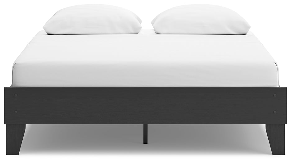 Socalle Queen Platform Bed with Dresser and 2 Nightstands