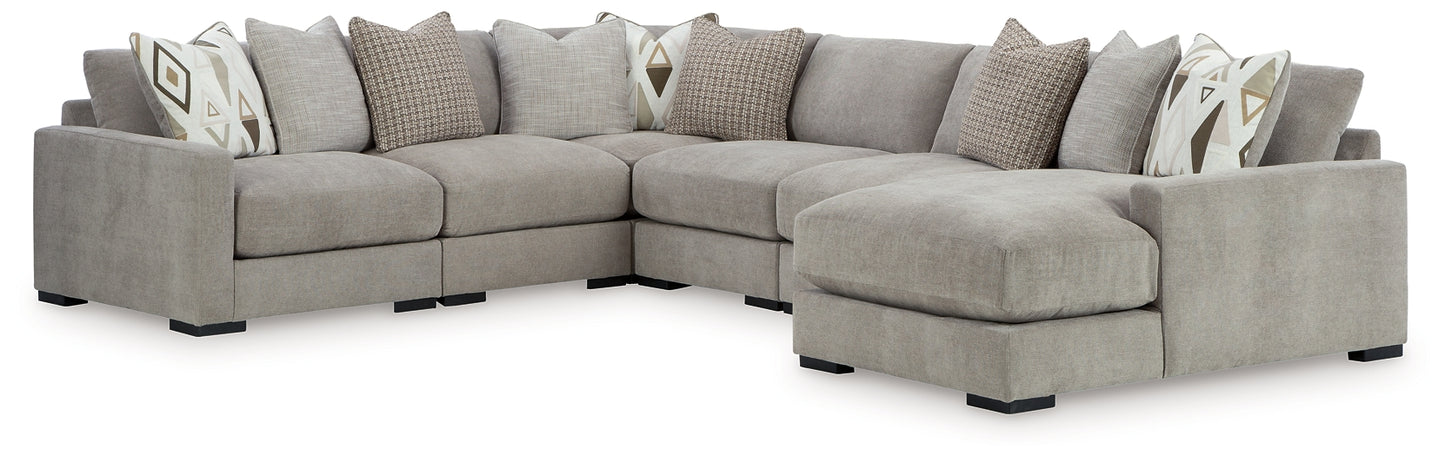 Aslan Court 6-Piece Sectional with Chaise