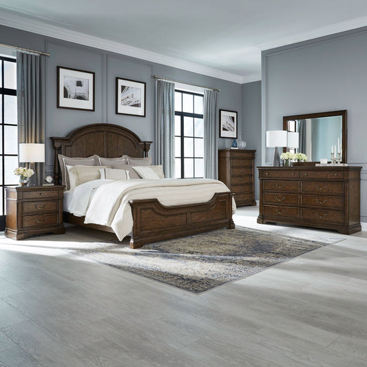 Arden Road - Queen Poster Bed, Dresser & Mirror, Chest, Night Stand