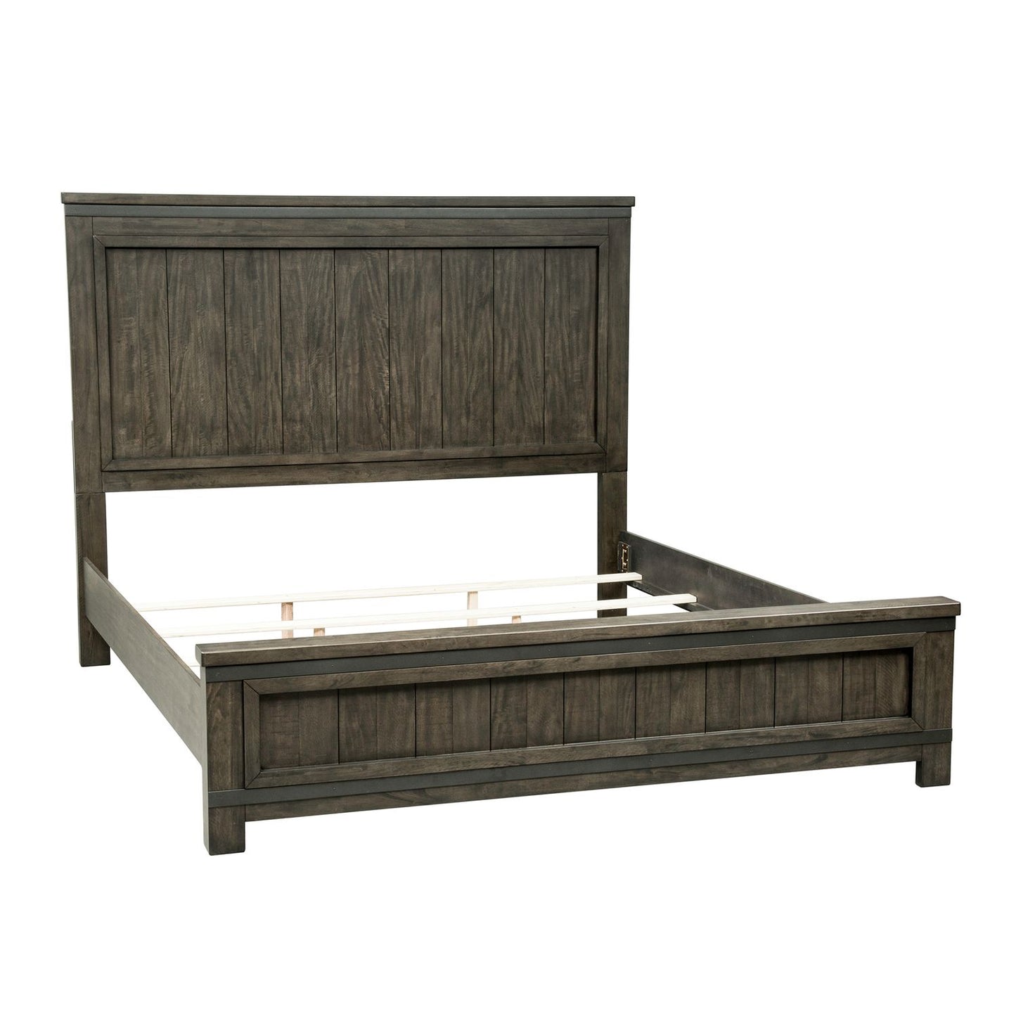 Thornwood Hills - King Panel Bed, Dresser & Mirror, Chest, Night Stand