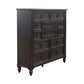 Americana Farmhouse - 12 Drawer Chesser - Black