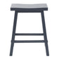 Creations - 24 Inch Sawhorse Counter Stool- Navy