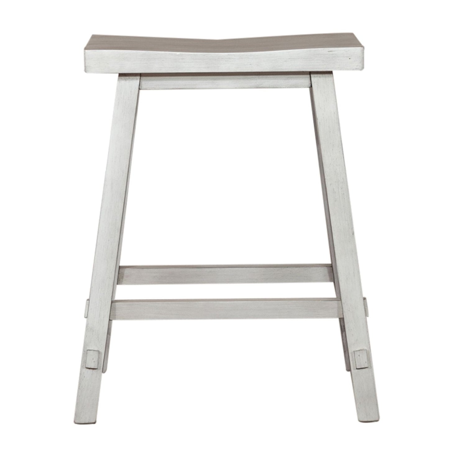 Creations - 24 Inch Sawhorse Counter Stool - White