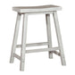 Creations - 24 Inch Sawhorse Counter Stool - White