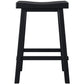 Creations - 30 Inch Sawhorse Barstool - Black (RTA)