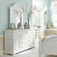 Summer House I - King Panel Bed, Dresser & Mirror, Chest, Night Stand