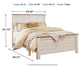 Willowton Queen Panel Bed with Mattress