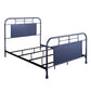 Vintage Series - Queen Metal Bed- Navy