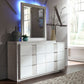 Mirage - King Panel Bed, Dresser & Mirror