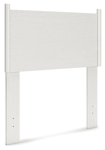 Aprilyn Twin Panel Headboard with Dresser and 2 Nightstands